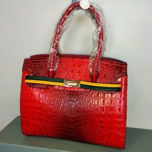 Red Croc bag